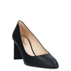 Italian made block heels. Size 41 10.5 black leather